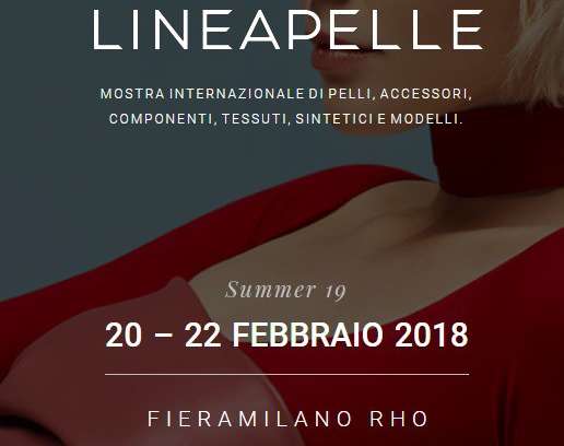 LINEAPELLE 20-22 febbraio 2018 a Milano