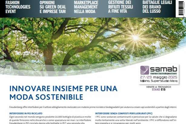 RIVISTA – TECHNOFASHION – Speciale SAMAB 2025