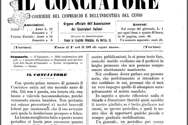 La guanteria e la scuola tecnica per la concia delle pelli a Napoli – 1885