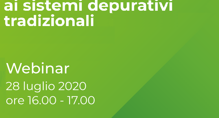 Webinar “Depurazione 4.0: studio del COD recalcitrante ai sistemi depurativi tradizionali” 28 luglio 2020