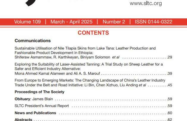 Rivista – SLTC VOLUME 109 – MARZO APRILE 2025 – Numero 2
