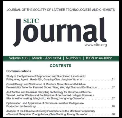 Rivista JSLTC – Studio comparativo della valutazione del ciclo di vita dei processi di concia