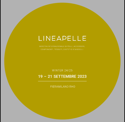 Eventi: la SSIP alla fiera “Lineapelle Milano” dal 19 al 21 settembre 2023