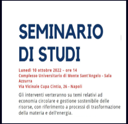 La SSIP al seminario di studi dell’Università degli Studi di Napoli “Federico II” sull’economia circolare